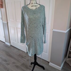 FP Beach Light Blue Knit Dress